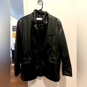 Leather Blazer